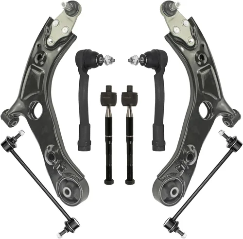 Vista 209 de Detroit Axle - Kit de brazos de control de extremo de 8 piezas para Toyota 2001-2003 Highlander 2002-2003 Camry Lexus ES300, 2 conjuntos de brazos