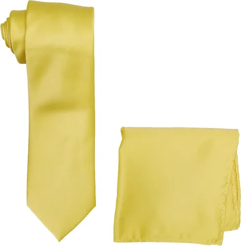 Vista 20 de Stacy Adams Conjunto de corbata sólida de satén para hombre