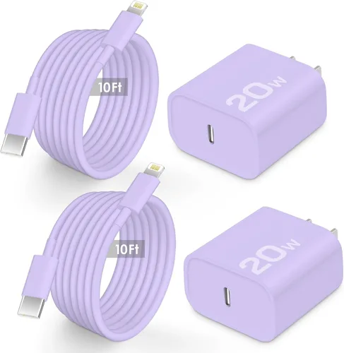 Vista 9 de AISNI Paquete de 2 bloques de carga rápida con cable de carga tipo C Negro