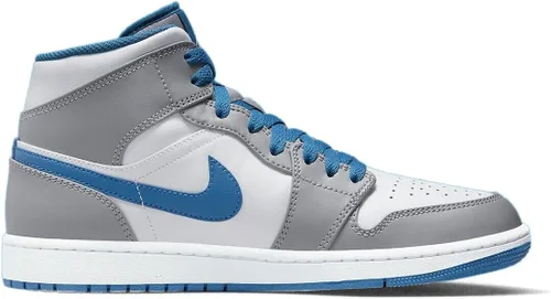 Vista 2 de Nike Air Jordan 1 Mid - Cement Grey / White / True Blue