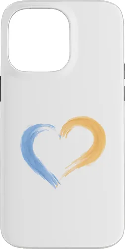 Vista 21 de Ukraine Heart Case for iPhone 16