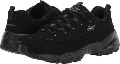 Vista 13 de Skechers D'Lites - Tenis de espuma viscoelástica con cordones para mujer