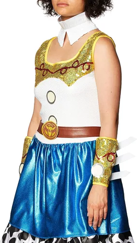 Vista 3 de Disguise - Disfraz de Disney Pixar Toy Story Jessie Glam para mujer Azul Patchwork talla única
