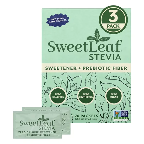 Vista 13 de SweetLeaf Edulcorante en polvo de stevia 500 paquetes (1 paquete) - Edulcorante sin calorías sin eritritol, extracto de hoja de stevia, sustituto