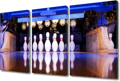 Vista 8 de TUMOVO 3 paneles de juegos de billar y entretenimiento, arte de pared en blanco y negro, arte deportivo moderno, decoración de pared para sala