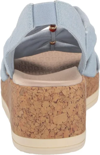 Vista 3 de LifeStride Roma - Sandalias de corcho con cuentas para mujer