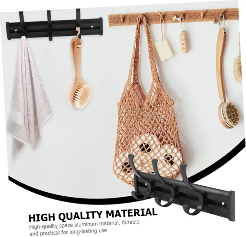 Vista 4 de DOITOOL Percha de baño para almacenamiento de inodoro, ganchos para ducha, gancho para toallas de baño