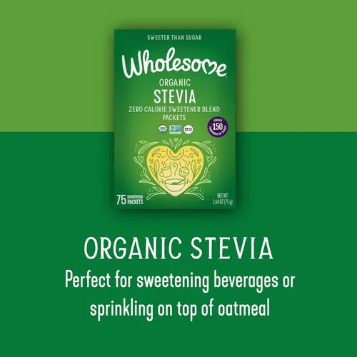 Vista 3 de Wholesome! - Stevia orgánica - 75 paquete(s)