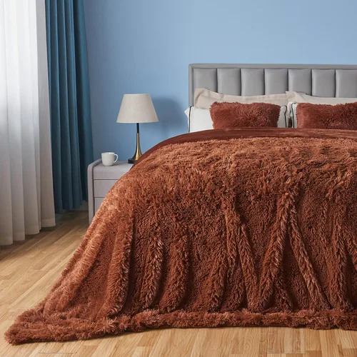 Vista 40 de GONAAP Manta de Tiro Difusa de Piel Sintética Negra Súper Suave Acogedora Felpa Difusa Peluda para Sofá Sillón Cama (Negro, Tiro(50"x60"))
