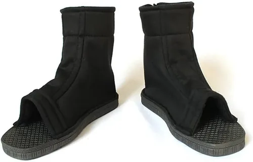 Vista 6 de COSTYLE Anime Ninja Shoes - Botas de cosplay talla 36-45, color negro