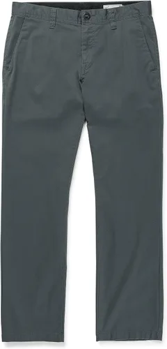 Vista 31 de Volcom Frickin - Pantalón chino elástico moderno para hombre, pantalones de sarga elásticos para uso diario Negro