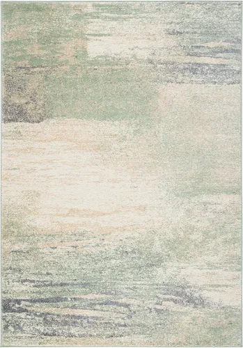 Vista 31 de SAFAVIEH Colección Adirondack Alfombra de Pasillo - 2'1" x 6', Marfil y Salvia, Diseño Abstracto Moderno, No Desprende Pelusa y Fácil Cuidado, Ideal
