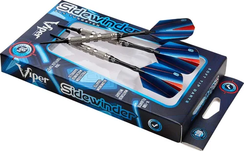 Vista 9 de Viper Sidewinder 80% tungsteno Dardos de punta suave, 18 gramos