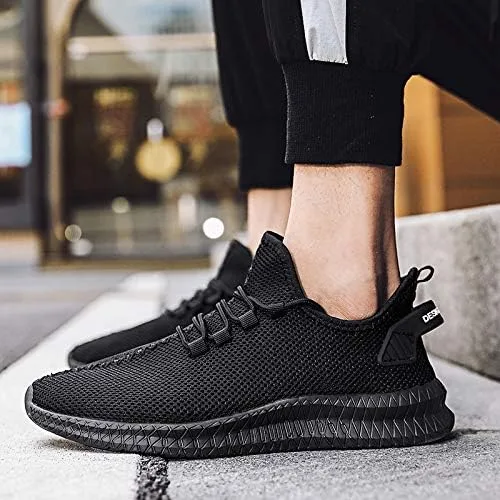 Vista 6 de Zapatillas de deporte de moda para hombres Casual Trail Running Zapatos Hombres Hombres Hombres Blanco Negro Gris Marrón Tamaño Zapato Hombre