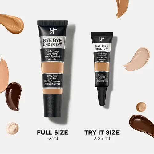 Vista 7 de IT Cosmetics Bye Bye Under Eye Concealer - Full Coverage, Water-Resistant, Brightening Concealer For Dark Circles, Fine Lines, Redness