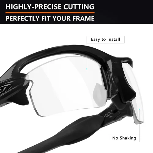 Vista 3 de Alphax Lentes de repuesto polarizadas para Oakley Flak 2.0 XL OO9188 - Múltiples opciones