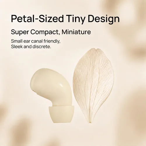 Vista 2 de Mini auriculares invisibles del sueño, pequeños auriculares Skin tone