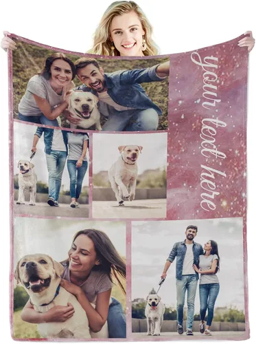 Vista 18 de Mantas personalizadas con fotos, manta personalizada con fotos, manta suave personalizada, regalos para el mejor papá de la historia, abuelo