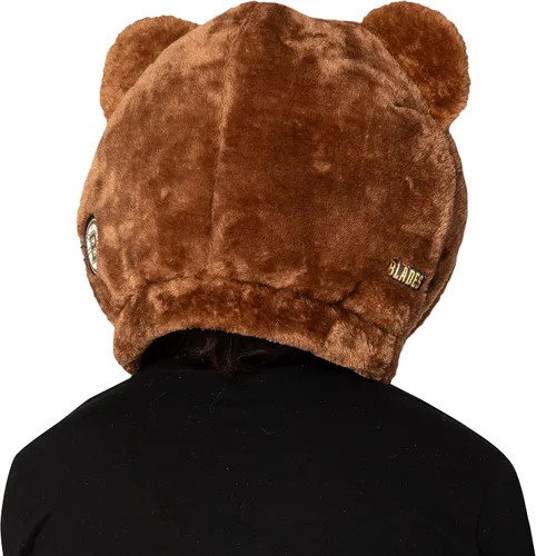 Vista 4 de Rasta Imposta NHL - Disfraz deportivo de cabeza de mascota de Boston Bruins con cuchillas de hockey, talla única para adulto