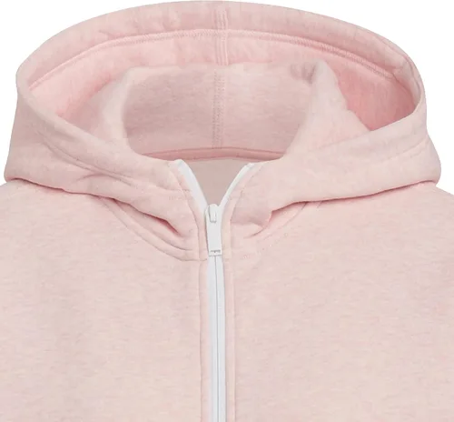 Vista 2 de adidas Studio Lounge - Sudadera con capucha y cremallera completa para mujer, Gris claro