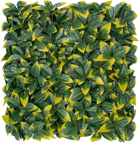 Vista 10 de Windscreen4less 1 panel artificial de boj de 20 x 20 pulgadas, decoración de pared verde hierba sintética para decoración de interiores