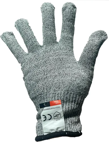 Vista 6 de Steel Force KS03 - Afilador de cuchillos 4 en 1 con guante resistente a cortes negro
