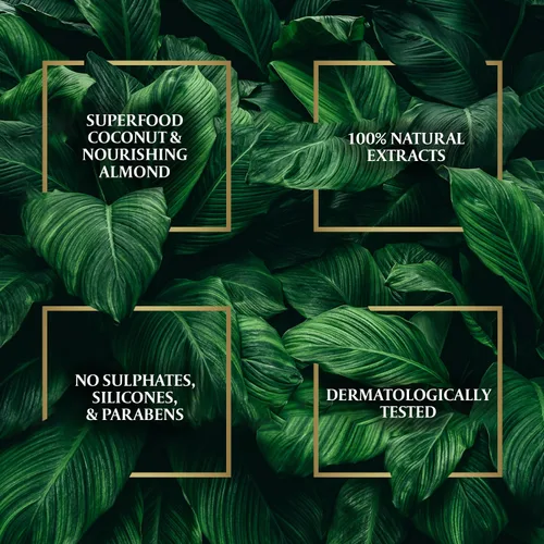 Vista 5 de Aceite para el cabello de almendra y coco Parachute Advansed Para cabello suave y sedoso Aumenta el brillo y la suavidad Sin parabenos ni