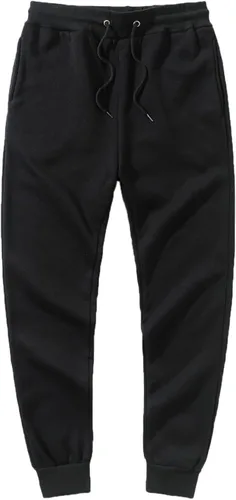 Vista 2 de NOIPPONG Pantalones cargo para hombre, talla grande, cintura elástica, con cordón, ajuste relajado, pantalones deportivos casuales para el trabajo