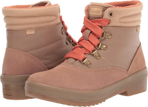Vista 7 de Keds Botas de campamento de gamuza para mujer de sarga spalash terciopelo lluvia