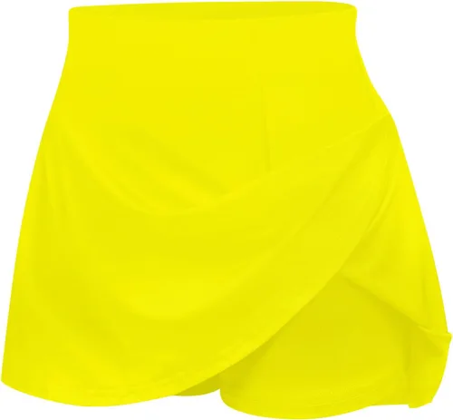 Vista 3 de HGps8w Falda de tenis para mujer con pantalones cortos incorporados, elástica, de cintura alta, con vuelo, atlética, para golf, para correr, casual