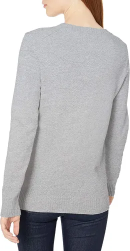 Vista 2 de Tienda Essentials - Suéter para mujer (100% algodón), diseño de cuello redondo