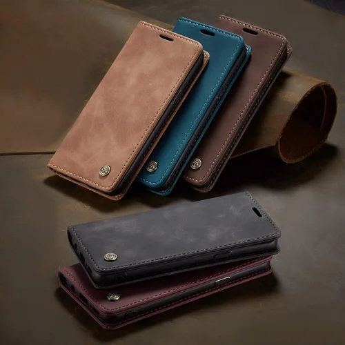 Vista 9 de Funda para Samsung Galaxy S9, Samsung Galaxy S9, funda tipo cartera, soporte magnético, funda protectora de piel retro con tapa para identificación