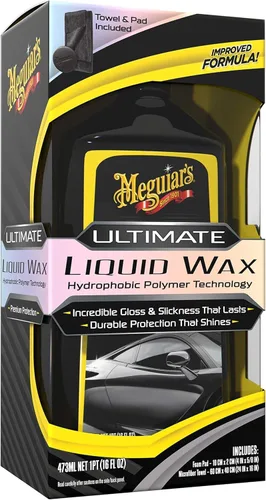 Vista 10 de Meguiar's, conjunto de cera y abrillantador con paño de microfibra, almohadillas de espuma y compuesto