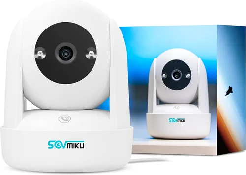 Vista 12 de Vicohome - Cámara de seguridad para interiores 2K, enchufe, seguimiento AI, grabación 24/7, monitor de mascota/bebé, visión panorámica/inclinación