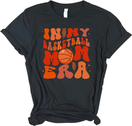 Vista 2 de In My Basketball Mom Era - My Heart is on That Court Basketball, Basketball Mom Life, basketball, Basketball shirt, gift for mom, game day shirt