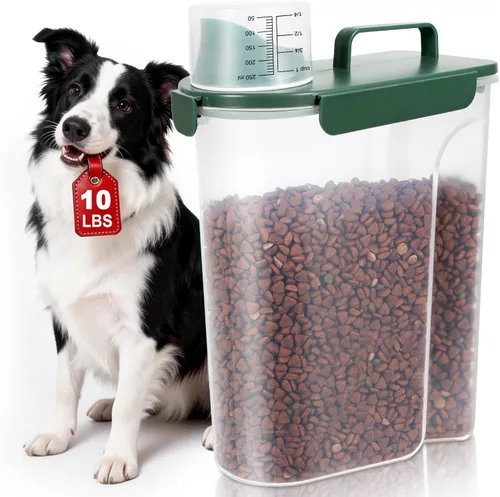 Vista 8 de TBMax Contenedor de Almacenamiento de Comida para Gatos y Perros de 5 a 7 libras, Contenedor Secundario de Almacenamiento de Comida para Mascotas