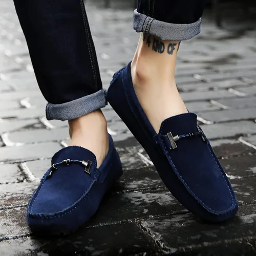 Vista 7 de Mocasines Penny para hombre, informales, sin cordones, cómodos, para conducir, barcos