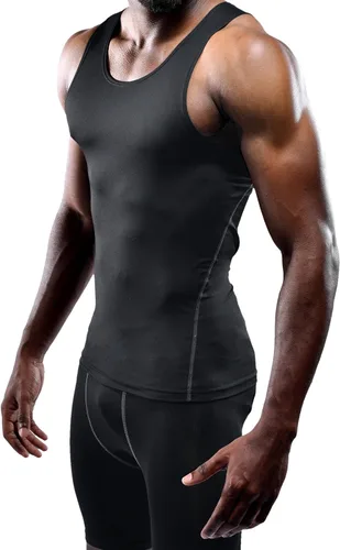 Vista 3 de NELEUS Paquete de 3 camisetas de compresión Dry Fit para hombre