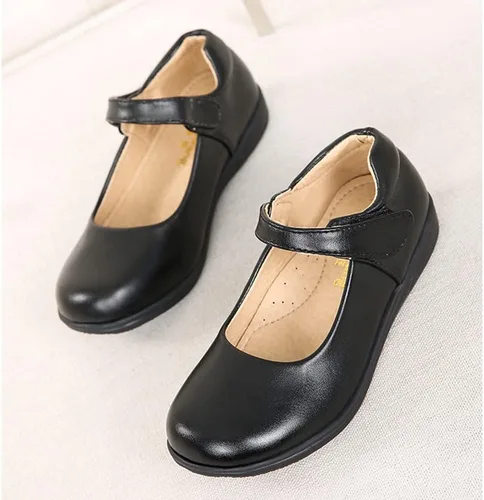 Vista 2 de Amtidy Zapatos planos de uniforme escolar para niñas, zapatos planos para bodas, fiestas