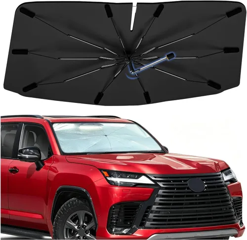 Vista 42 de Sombrilla Parasol para Parabrisas para Mazda 3 2014-2026, Parasol Plegable para Coche para Ventana Delantera, Visera Protectora Solar Altamente