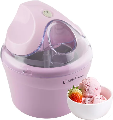 Vista 8 de Máquina para hacer helados – Máquina de helados de 1 cuarto de galón para hacer sorbete, helado, helado y yogur congelado – Electrodomésticos de Azul