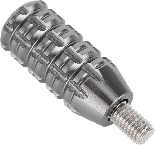 Vista 4 de POCREATION Pedal de palanca de cambios para Triumph Street Scrambler T100, repuesto de clavija de pie ampliada, gris