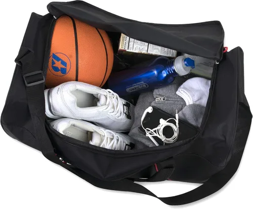 Vista 2 de Bolsas de lona ligeras para hombres y mujeres para viajes, el gimnasio y como bolsa de equipo deportivo organizador