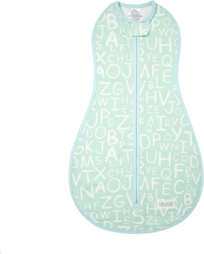 Vista 21 de Woombie Original Pink Blush Chevron One-Step manta de bebé, Pink Blush