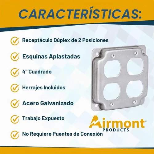 Vista 3 de AP-1105X Serie de Cajas y Cubiertas Eléctricas Soldadas (2 Bandas Dúplex)