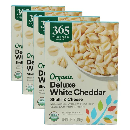 Vista 6 de 365 by Whole Foods Market, Shells And Cheese White Cheddar Deluxe Orgánico, 12 onzas