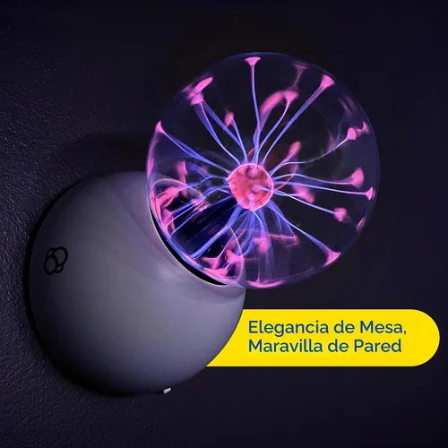 Vista 5 de Thames & Kosmos La Bola de Plasma Esencial de STEM Dispositivo Científico Clásico, Esfera de Vidrio Fresca de 5 Pulgadas, Espectáculo de Luz