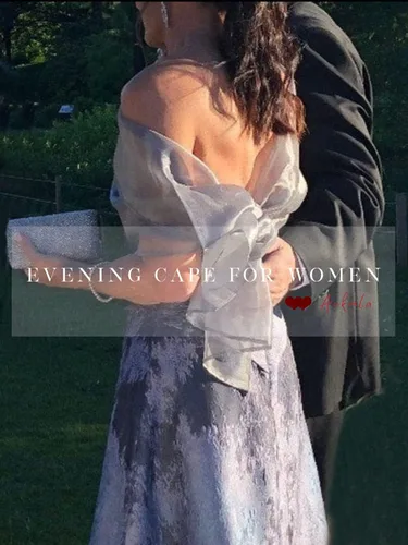 Vista 7 de Aukmla Chales y envolturas para mujer para vestido de noche, boda, fiesta, graduación, bufanda de los años 20, para mujeres y niñas