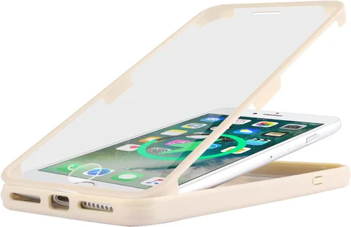 Vista 5 de Funda para iPhone 8 Plus con protector de pantalla, compatible con Magsafe, para iPhone 7 Plus, protector de pantalla integrado, funda delgada