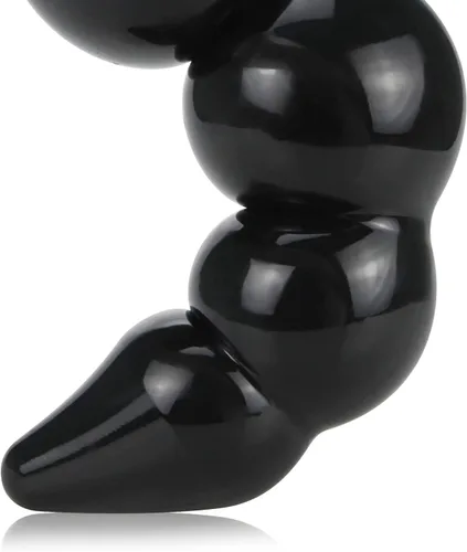 Vista 5 de Cuentas anales superlargos y gruesos, tapones anales, con ventosa fuerte, tapón sexual para masaje de próstata, consolador anal, juguete anal